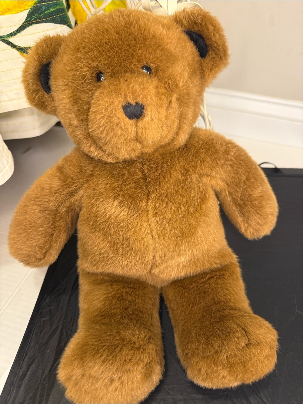 Brown Plush Teddy Bear Stuffed Toy - Soft Kids Comforter build a Bear vintage